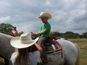big brother on horse