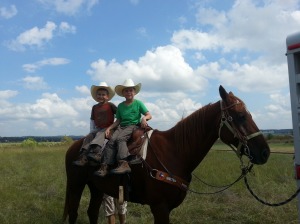 boys on horse